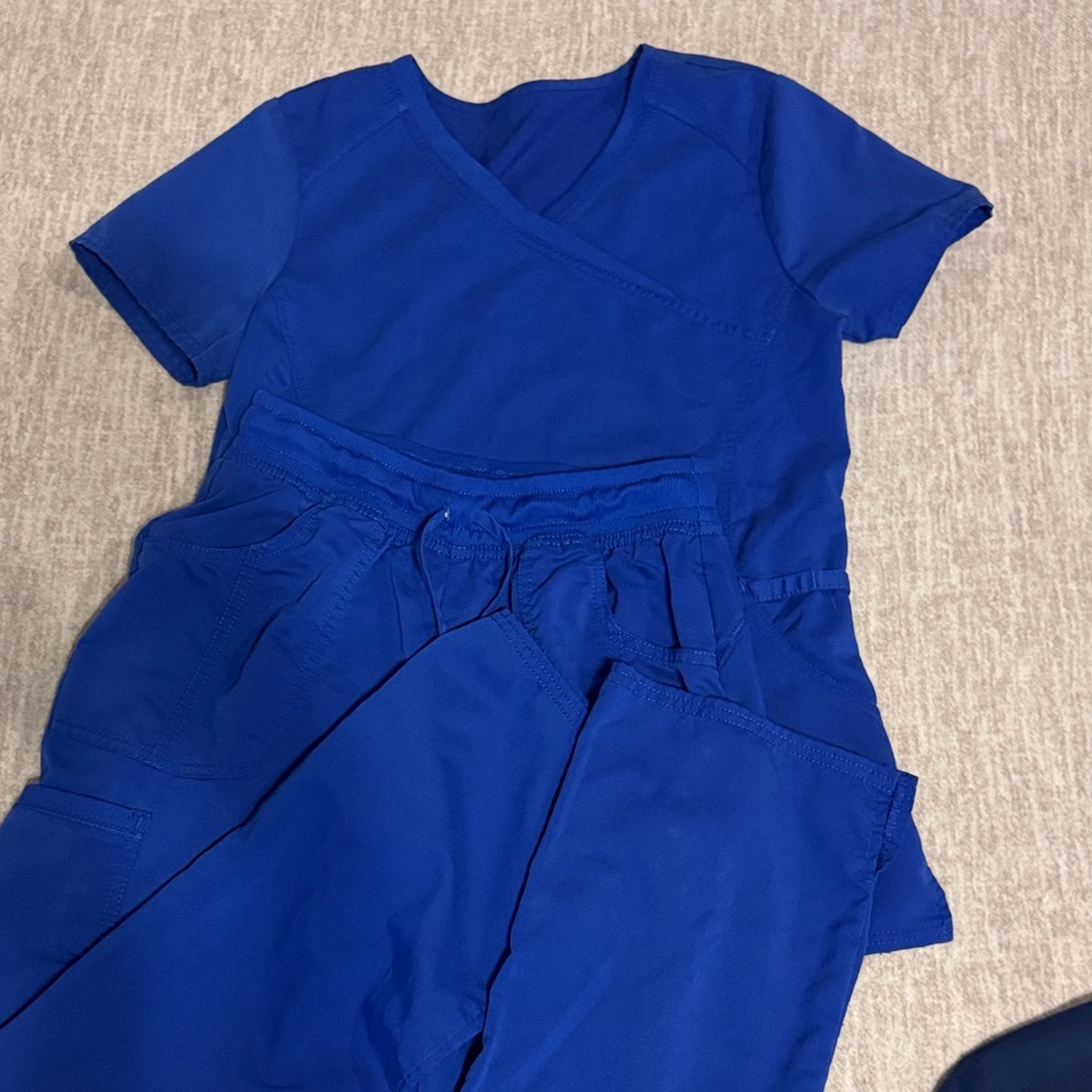 Scrubstar Women's Royal Blue Scrub Set